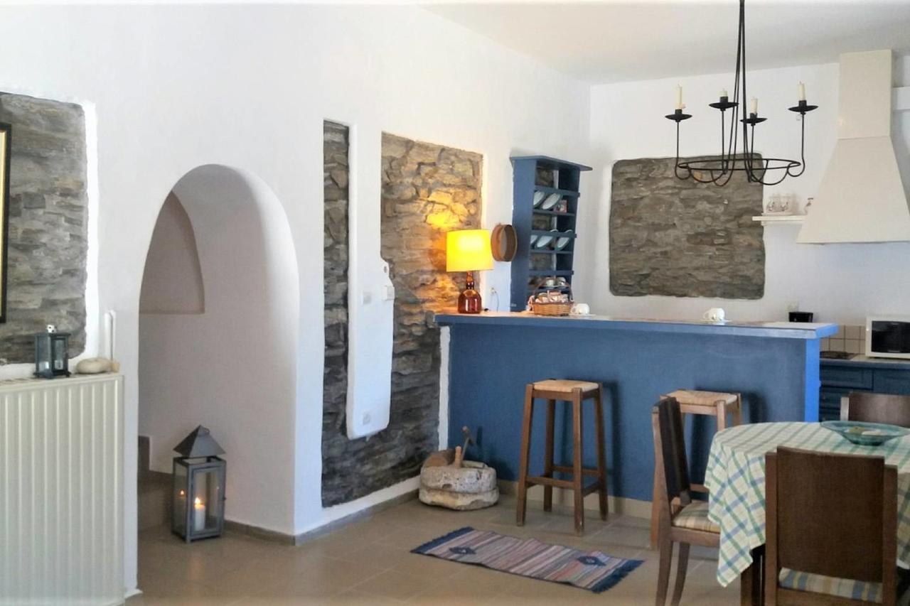 "Aura" Apt In Stone Tower 1690 • Andros Aidonia  Esterno foto